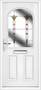 Devon Fia rosewood composite front door